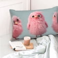 thumbnail image 4 of Balery Adorable Pink Fluffy Birds Funda de Cojín Estampada, Regalos para Mujeres, Regalos de Amor para Ella, Regalos para Novia o Esposa, Funda de Almohada-14"x20", 4 of 6