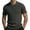 Gray, variant on Men's Knit Cable Knit Textured Short Sleeve Collared Polo Shirt, Casual Slim Fit Top, Breathable Knitwear for Smart Casual Style and Everyday Wear White b L