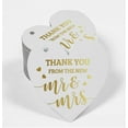 thumbnail image 2 of Inkdotpot 100 Pack Thank You From The New Wedding Favor Paper Tag Craft Real Gold Foil Hang Tag, 2 of 6