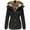 Black -Coat, variant on Sherpa Lined Puffer Jackets for Women Plus Size Fleece Winter Parka Heavy Weight Zip Up Hooded Coats Warm Travel Outwear