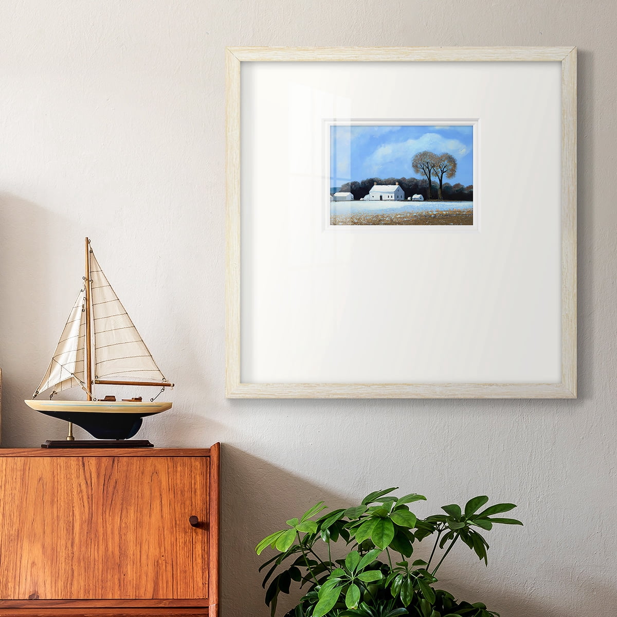 Haverst BarnPremium Framed Print