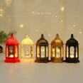 thumbnail image 4 of Ramadan Lantern Moroccan Style Vintage Decorative LED Candles Hanging Lantern Battery Powered Eid Mubarak Lights for Home Patio Tabletop Wedding Centerpeice Festival Decoration Moon Star Light, 4 of 5