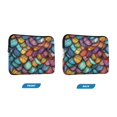 thumbnail image 7 of FORMRS 13-13.3 inch Laptop Sleeve Case Soft Carrying Quilted Computer Bag Cover, Vibrant Dragon Scales Pattern, 7 of 7
