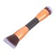 thumbnail image 3 of Pincel de maquillaje portátil de doble extremo 1pc Mujeres sueltas en polvo rubor rosa oro oro, 3 of 5