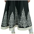 thumbnail image 2 of Bimba Black Casual Ethnic Kurti Long Anarkali Designer Digitally Printed Kurta-4, 2 of 5