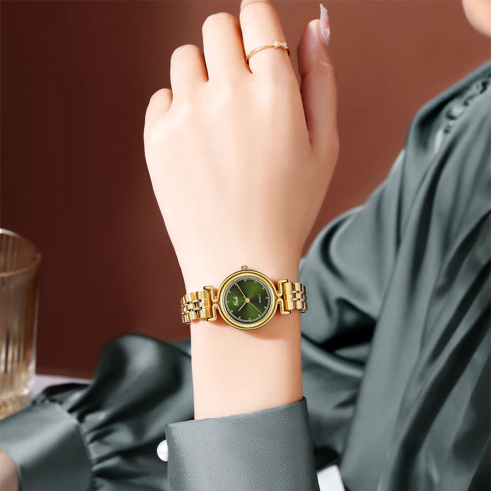 Women Watch Fashion Gold Analog Quartz Female Watch for Women Luxury Dress Ladies Stainless Steel Waterproof Wrist Watches