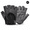 dark gray, variant on Half Finger Workout Gloves with Reinforced Palm Padding, Non-Slip Grip, Breathable Nylon Design for Weightlifting, Barbell Training, Deadlifts, Cycling and Fitness