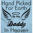 thumbnail image 2 of Hand Picked By Daddy in Heaven Toddler Boy Girl T Shirt Infant Toddler Brisco Brands 12M, 2 of 6