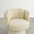 thumbnail image 6 of Spruce & Spring Modern Upholstered Swivel Barrel Accent Chair Beige, Single, 6 of 7