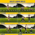 thumbnail image 4 of Escalera de entrenamiento de velocidad y agilidad con bolsa de transporte de 10 m, 4 of 4