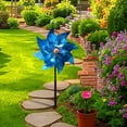 thumbnail image 5 of Weloille Wind Spinner 1 Piece, Bright Color Weather Resistant Material, Smooth Rotation Easy Assembly, Decorative Windmill for Garden Yard Patio Lawn Outdoor Landscape Decoration, 5 of 5