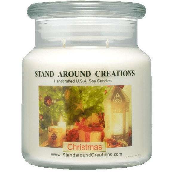 CHRISTMAS APOTHECARY 16-OZ. ALL NATURAL SOY CANDLE