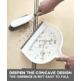 thumbnail image 5 of Dust Pan,Dustpan and Brush Set, Small Dust pan and Brush Set, Hand Broom and Dustpan Set for Home, Handheld Angled Dust Pans and Broom are Daily Essential Cleaning Tools for The Family-Gray White, 5 of 9
