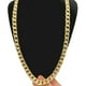 thumbnail image 5 of EeaseMX Collar unisex para mujer y hombre, accesorio de joyería de moda hip hop, colgante de cadena de eslabones de oro cubano con cristales de imitación., 5 of 7
