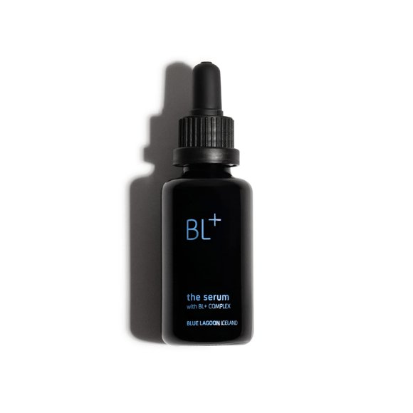 Blue Lagoon - BL+ The Serum Tratamiento facial antienvejecimiento diario | Cuidado de la piel de lujo bioactivo sostenible (tamaño completo 1 fl oz | 30 ml)