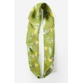 thumbnail image 2 of Bimba Green Branch & Flowerpecker Bird Printed Pure Silk Scarf For Hair Neck Head Bandanas For Women 40 x 40 Inches, 2 of 6