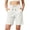 White, variant on Tumotour Athletic Running Shorts for Women's Elastic Waist Outdoor Work Shorts Jogging Walkshort Drawstring Summer Straight-Leg Shorts with Pocket