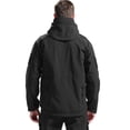 thumbnail image 3 of FREE SOLDIER Mens Winter Soft Shell Hooded Jacket Male Waterproof Coat, 3 of 7