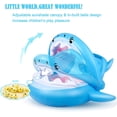 thumbnail image 3 of Jinsinto Baby Pool Seat Shark Floating Swim Ring, Kids Inflatable Pool Buoy with Adjustable Inflatable Canopy for 6-36 Months Baby, 3 of 5