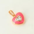 thumbnail image 4 of Precioso Collar Corazón Rosa Swarovski Oro 18k Lam Estuche dorado Unitalla, 4 of 7