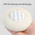 thumbnail image 5 of 2 Counts Bath Sponge Body Brush,Exfoliating Body Scrubber Mesh Balls,Bath Loofah Sponge Brush to Scrub The Body and Enjoy Shower-Random Colors sponge baby natural sponge, 5 of 5