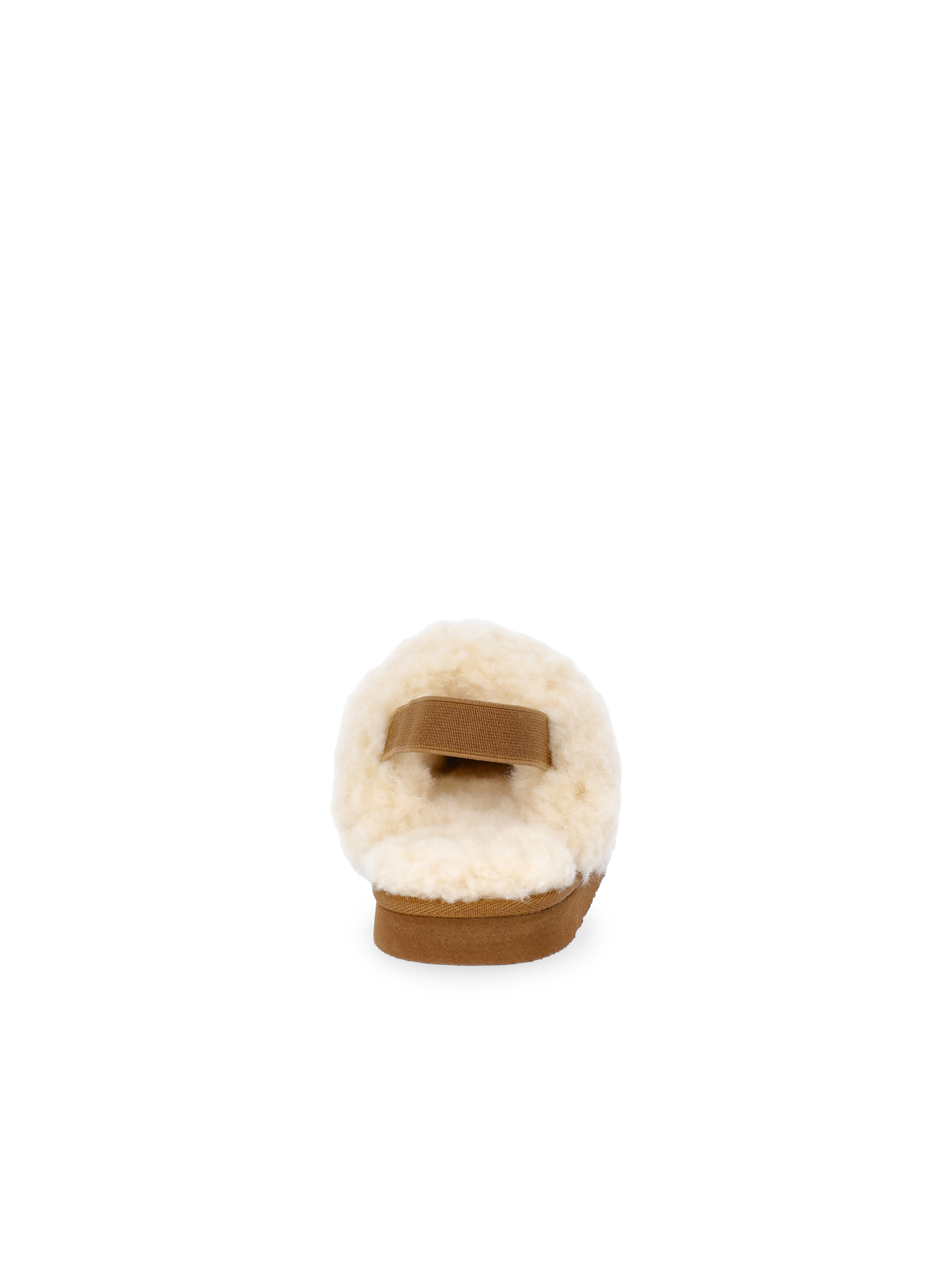 Pawz Girls Faux Shearling Slippers with Slingback Strap