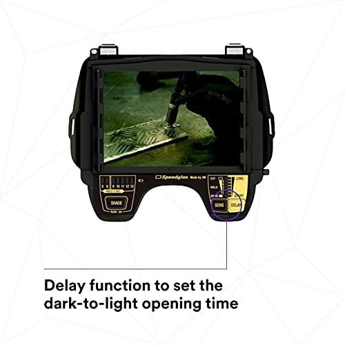 3M 9100XXi Variable Shade 5, 8-13 Auto Darkening Welding Lens Kit With Delay And Sensitivity Selectors For 9100 Series Welding Helmets