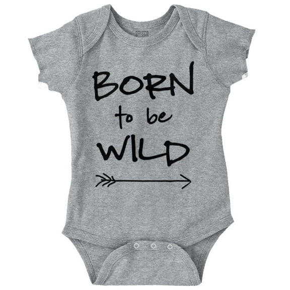Born To Be Wild Playtime Playground Romper Boys or Girls Infant Baby Brisco Brands 12M