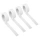 thumbnail image 1 of Cinta washi holográfica Uxcell de 0.59 pulgadas x 10.93 yardas, 4 rollos de cinta adhesiva para enmascarar, blanca, 1 of 6