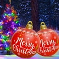thumbnail image 3 of 60cm Inflatable Christmas Ball with Light Glow Giant Atmosphere Ball Home Garden, 3 of 8