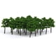 thumbnail image 2 of 40 Unidades Mini Árboles Artificiales Plantas de Paisaje para Ferrocarril 1:250 DIY Decoracion Yotijar árboles modelo, 2 of 10