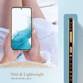 thumbnail image 5 of Compatible with Samsung Galaxy S23 Plus 5G Case Cute Luxury Love Heart Plating Gold Bumper Upgraded Full Camera Protection Soft TPU Shockproof Anti-Scratch Phone Cover-Black, 5 of 6