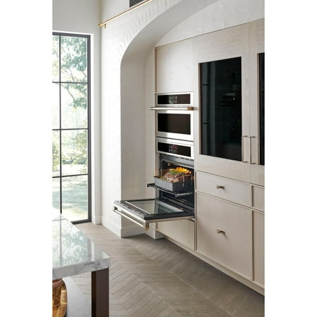 Monogram - 106-Bottle Built-In Dual Zone Wine Cooler - Stainless steel