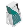 thumbnail image 1 of Set of 40, Vertical Business Card Holders, Clear Plastic Construction, For Desktop Use (DESKVBCH), 1 of 1
