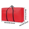 thumbnail image 4 of Eqslft Christmas Tree Storage Bag, Heavy Duty 900D Oxford Fabric with Reinforced Handles and Dual Zippers Wide Opening, Extra Large Storage Container for Trees and Decorations, 4 of 7