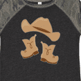 thumbnail image 4 of Inktastic Western Style Boy Boots Boys or Girls Toddler T-Shirt, 4 of 5