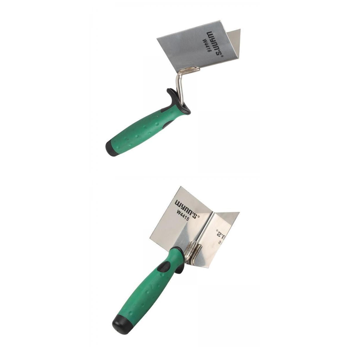 2x Stainless Steel Drywall Corner Tool Flexes Mudding Finish Tool