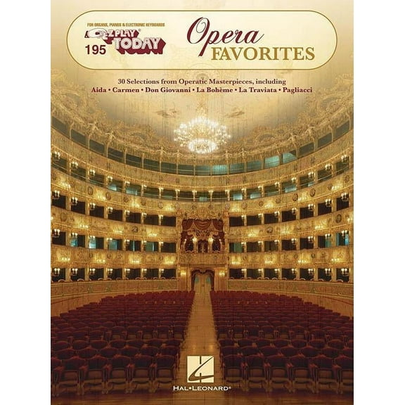 Opera Favorites: E-Z Play Today Volume 195 (Paperback) by Hal Leonard Publishing Corporation