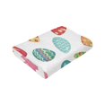 thumbnail image 6 of SPXUBZ Easter Colorful Eggs Flannel Fleece Throw Blanket for Sofa Cozy Lightweight Blanket for Adults/Kids, 6 of 7