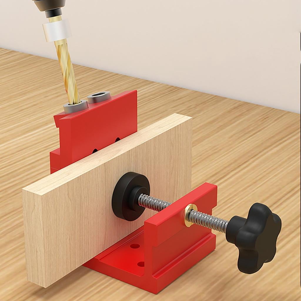 CEORPER Professional Woodworking Hole Puncher Adjustable Aluminum Alloy Hole Jig Puncher