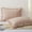 Light Pink Plaid, variant on 2 Pcs Plaid Ruffle Pillow Case Queen Size, Cotton Gingham Ruffled Euro Sham Pillow Covers 20x30 Inch, Linen Feel Plaid Bed Pillow Shams with Envelope Closure for Sofa Bed (Dusty Blue Plaid)