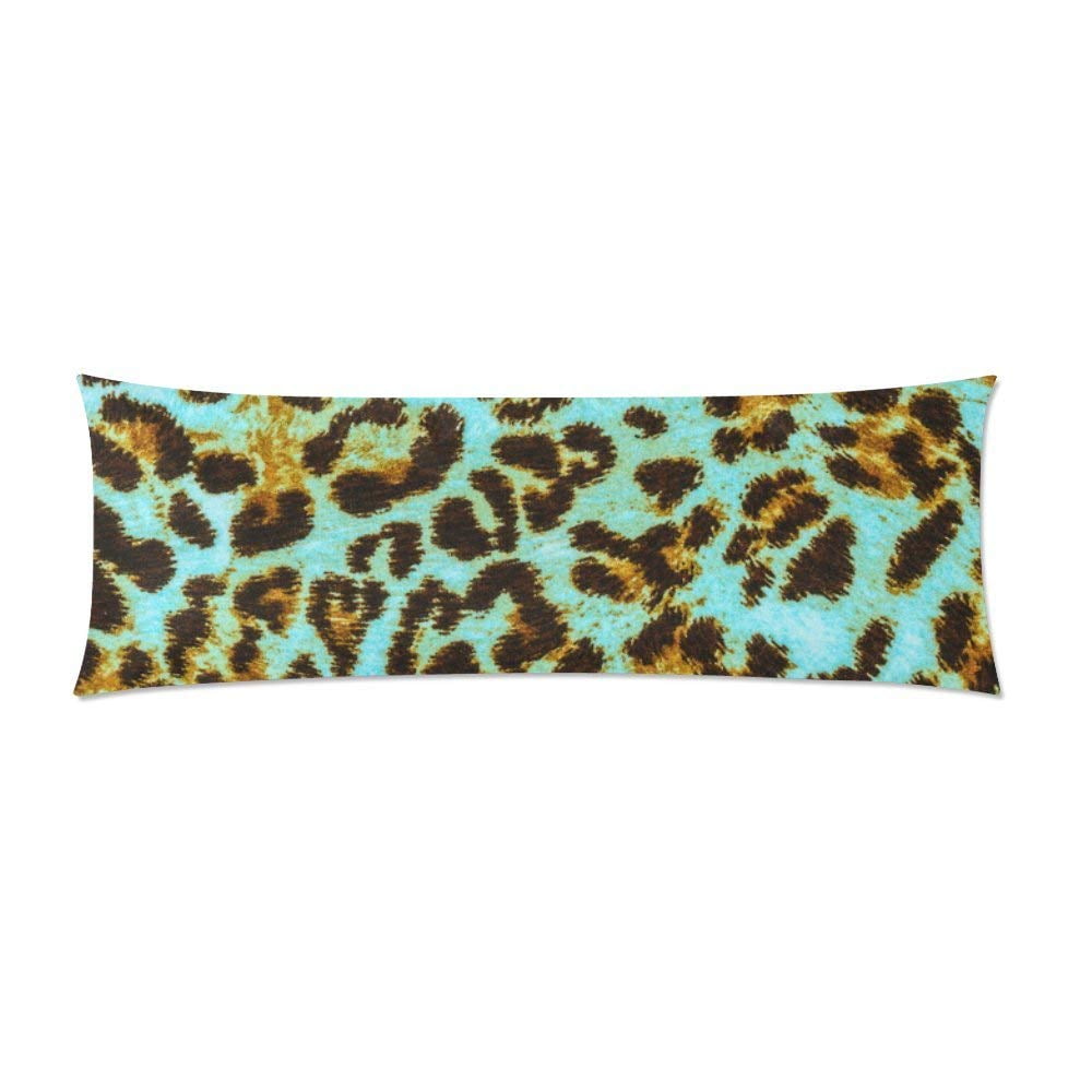 ABPHOTO Green Leopard Body Pillowcase Pillow Cover Pillow Protector Two