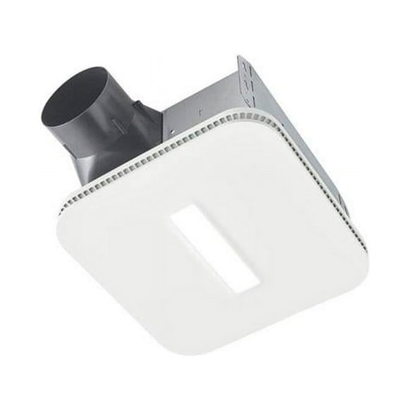 Broan NuTone AE110LK 110 CFM Flex Series Ceiling Bathroom Exhaust Fan with Clean Cover Grille & LED Light Energy Star