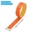 thumbnail image 2 of Cinta Gaffer Uxcell 1" x 11 yardas impermeable sin residuos naranja, 2 of 6