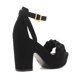 thumbnail image 3 of Sandalia con tacón Exterior Gamuza Color Negro Para Mujer De RBCOLLECTION, 3 of 3