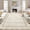 9x12ft Beige, variant on 9 x 12 ft Washable Area Rug, Scalloped Bordered Non Slip Soft Low Pile Stain Resistant Non-Shedding Rug for Living Room Bedroom Dining Room - Beige