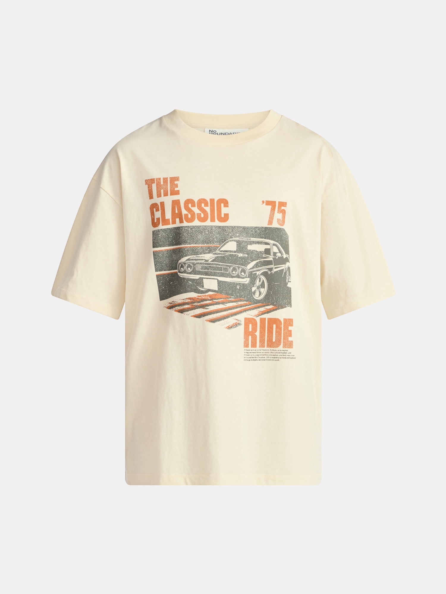 No Boundaries Oversized Cotton Graphic Tee, Men’s & Big Men’s