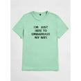 thumbnail image 3 of I'M Just Here Men's Graphic Tee with Short Sleeves, Sizes S-2XL, 3 of 8