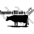 thumbnail image 2 of Cow Milk / Funny TShirt / Everyday Wear Designs by Big Bear Designs, 2 of 3