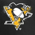 thumbnail image 3 of Men's Black Pittsburgh Penguins Splatter Logo Pullover Hoodie, 3 of 4